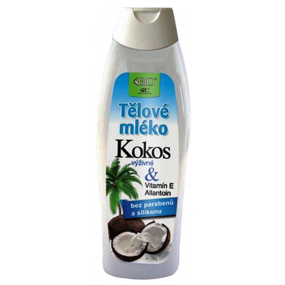 Bione Cosmetics Kokos & Vitamin E, Allantoin nährende Körpermilch für alle Hauttypen 500 ml