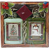 Böhmen Geschenke Frohe Weihnachten Oliven Duschgel 300 ml + Bad 300 ml + Kerze, Kosmetikset