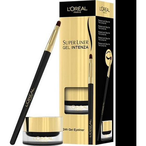 Loreal Super Liner Gel Eyeliner Intenza 01 Pure Black 2,8 g