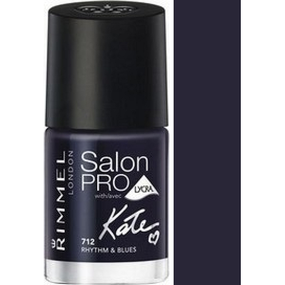 Rimmel London Salon Pro Lycra Nagellack 712 Rhythm & Blues Von Kate 12 ml