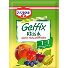 Dr. Oetker Gelfix Classic 1: 1 Mischung aus Fruchtmarmeladen und Marmeladen 20 g