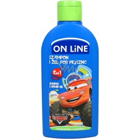 On Line Kinderautos Apple 2in1 Duschgel und Haarshampoo für Kinder 250 ml