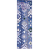 Nekupto Geschenk Papierflaschentasche 33 x 10 x 9 cm Blau lila 1024 40 KFLH