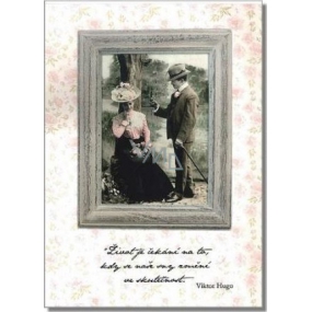 Albi Spielkarte im Cover Für die Hochzeit Himmel auf Erden Bolek Polívka 14,8 x 21 cm