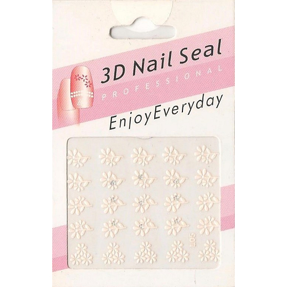Nagelzubehör 3D Nagelaufkleber 1 Blatt 10000 L05