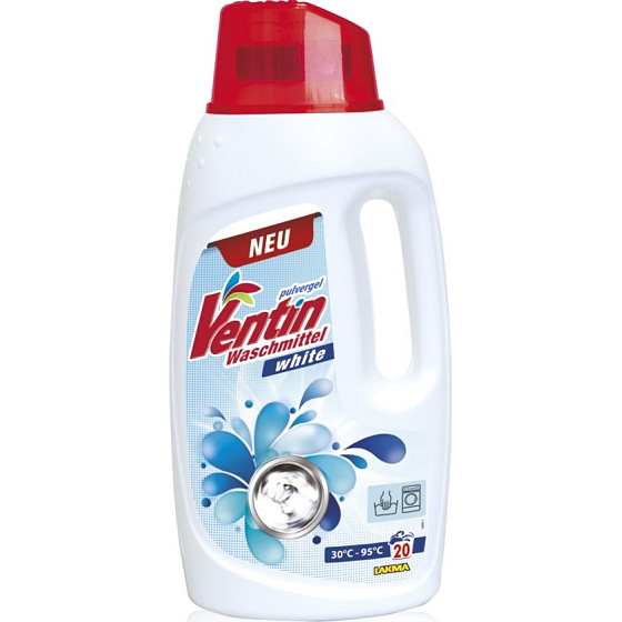Ventin White 2in1 Waschgel für weißes Leinen 20 Dosen von 1,4 l