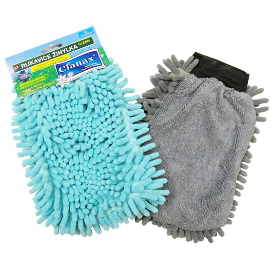 Clanax Clean Chenille Mikrofaserhandschuh 24 x 18,5 cm