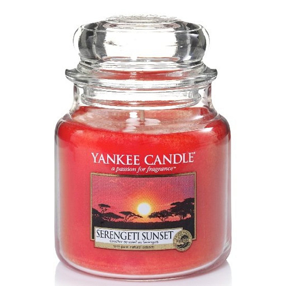 Yankee Candle Serengeti Sunset - Sonnenuntergang in Serengeti Classic Medium Duftkerze 411 g