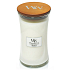 WoodWick Magnolia - Magnolia Duftkerze mit Holzdocht und Glasdeckel groß 609,5 g