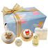 Bomb Cosmetics Heaven Scent ballistisch 2 x 160 g + Ball 30 g + Block 50 g + Seife 100 g, Kosmetikset