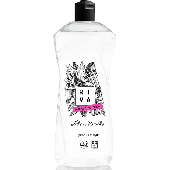 Riva Lily und Vanilla Creamy Moisturizing Sanfte Flüssigseife 1 kg