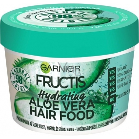 Garnier Fructis Feuchtigkeitsspendende Aloe Vera Hair Food Feuchtigkeitsmaske für normales bis trockenes Haar 390 ml