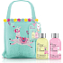 Baylis & Harding Lama Duschcreme 100 ml + Waschgel 100 ml + Textilbeutel mit Lama-Motiv, Kosmetikset