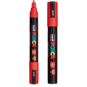 Posca Universal-Acrylmarker 1,8 - 2,5 mm Rot PC-5M