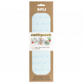 Apli Cut & Patch Papier für Servietten-Technik Sterne blaues Pastell 30 x 50 cm 3 Stück