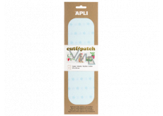 Apli Cut & Patch Papier für Servietten-Technik Sterne blaues Pastell 30 x 50 cm 3 Stück