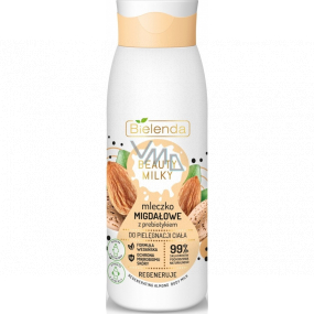 Bielenda Beauty Milky Mandelmilch mit Probiotika regenerierende Körperlotion 400 ml