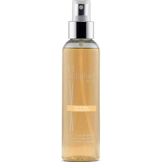 Millefiori Milano Natural Lime & Vetiver - Kalk und Vetiver Home Spray 150 ml