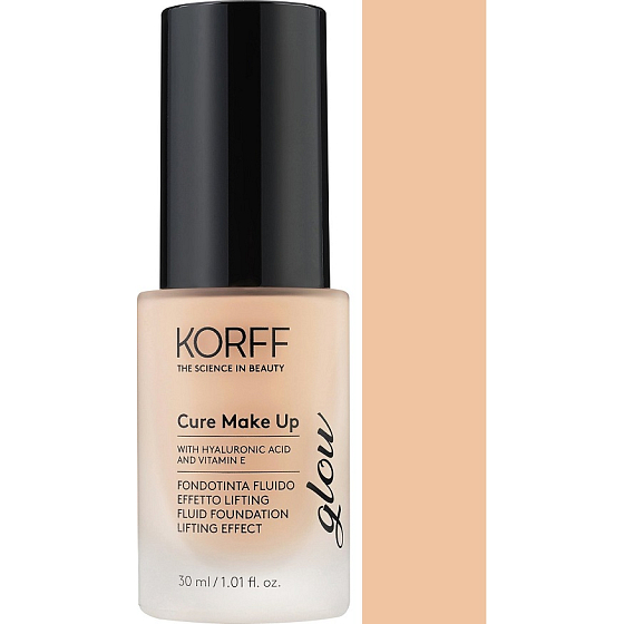Korff Cure Make Up Fluid Foundation Lifting Effect Glow Fluid Lifting Make-up 01 Cremig 30 ml