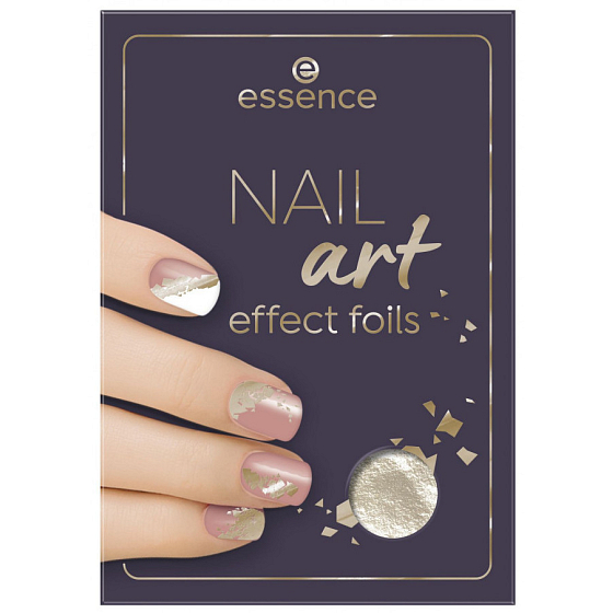 Essence Nail Art Effect Foils Nagelfolien 01 Golden Galaxy 1 Stück