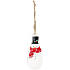 Albi Holz geschnitzt Ornament Schneemann 8,5 cm