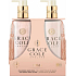 Grace Cole Ginger Lily & Mandarin - Ingwerlilie und Mandarine flüssige Handseife 300 ml + sanfte Handlotion 300 ml, Kosmetikset für Frauen