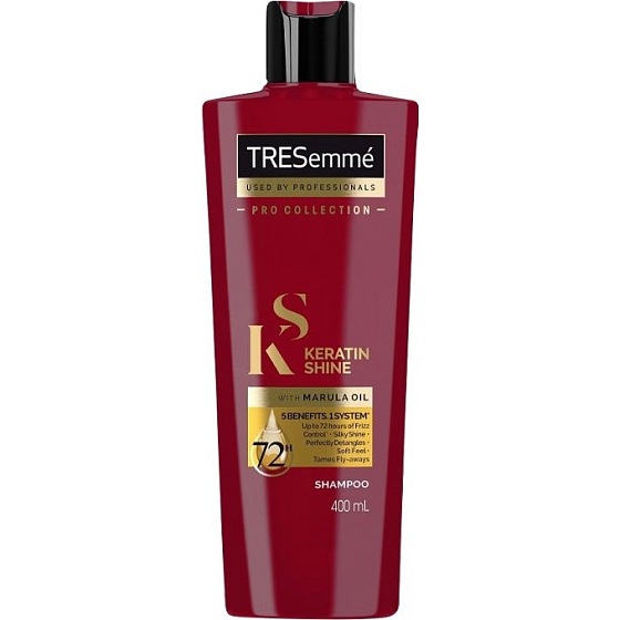 TRESemmé Keratin Smooth Shampoo mit Keratin für trockenes und geschädigtes Haar 400 ml