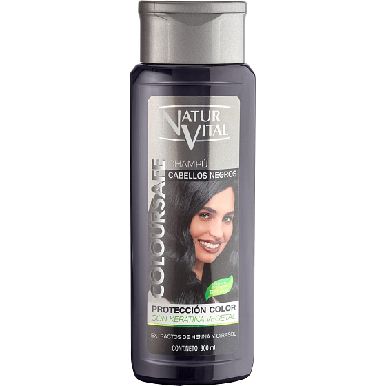Natur Vital Coloursafe Shampoo für natürlich schwarzes und coloriertes Haar 300 ml