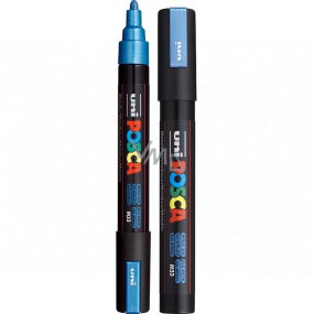 Posca Universal-Acrylmarker 1,8 - 2,5 mm Metallisch blau PC-5M
