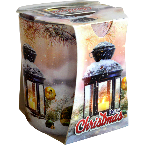 Admit Verona Latern Merry Christmas Duftkerze im Glas 90 g