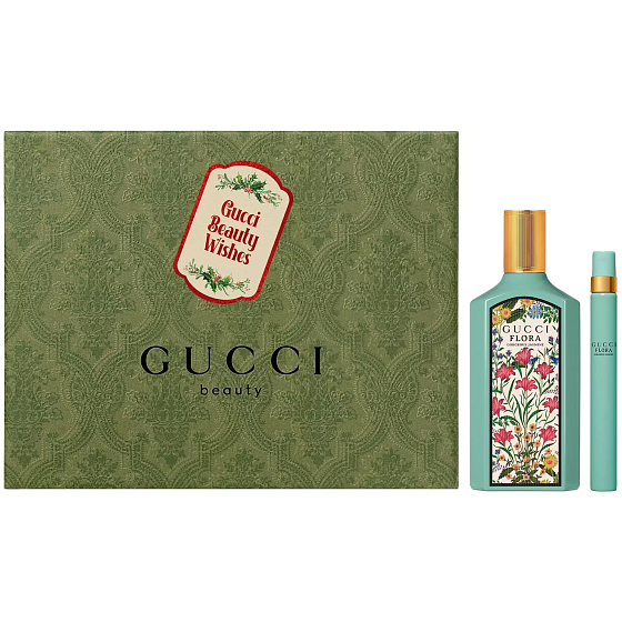 Gucci Flora Gorgeous Jasmine Eau de Parfum 50 ml + Eau de Parfum 10 ml Miniatur, Geschenkset für Frauen