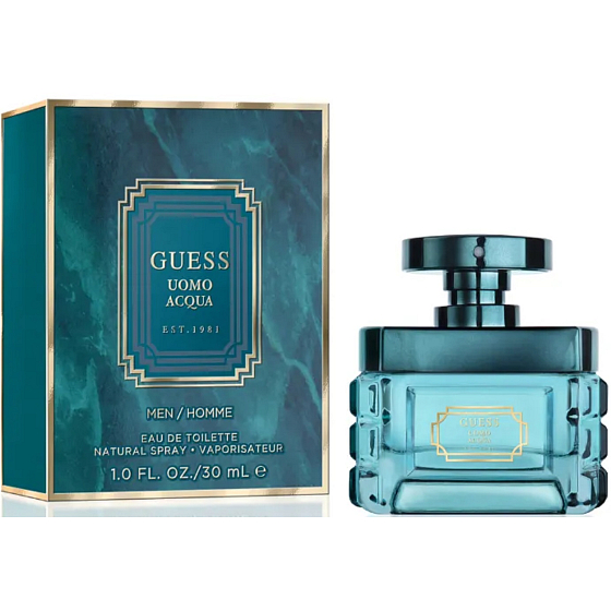 Guess Uomo Acqua Men Eau de Toilette für Männer 30 ml