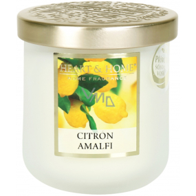 Heart & Home Lemon Amalfi Soja-Duftkerze medium brennt bis zu 30 Stunden 110 g