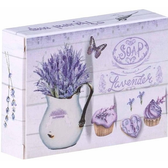 Emocio Lavendel natürliche Toilettenseife in einer Schachtel 40 g