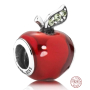 Charme Sterling Silber 925 Disney Schneewittchen Apfel Perle auf Lebensmittel Armband