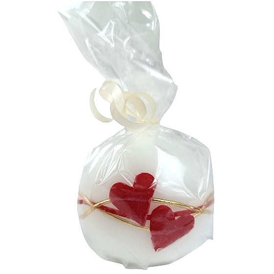 Lima Heart Duftkerze weiß Kugel 60 mm 1 Stück