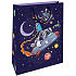 Nekupto Geschenkpapier Tasche 32,5 x 26 x 13 cm Rocket blau