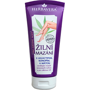 Herbavera Venensalbe mit Hanf und Legactif, 200 ml