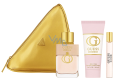 Guess Iconic parfémovaná voda 100 ml + cestovní parfémovaná voda 15 ml + tělové mléko 100 ml + kosmetická taška, dárková sada pro ženy