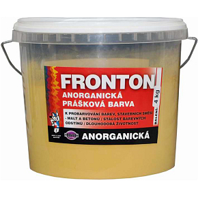 Fronton Pulverfarbe für Baugemische Mörtel und Beton, 0651 Gelb, 4 kg