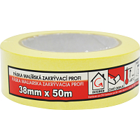 Mako Komfort Klebeband Abdeckband, 7 Tage, bis 60 °C, 38 mm × 50 m