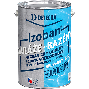 Detecha Izoban Farbe für Beton, RAL 9004 schwarz, 5 kg