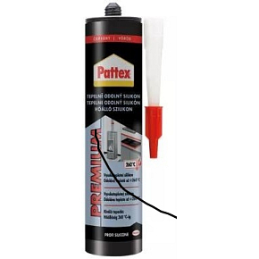 PATTEX Hitzebeständiger Silikon rot, 280 ml