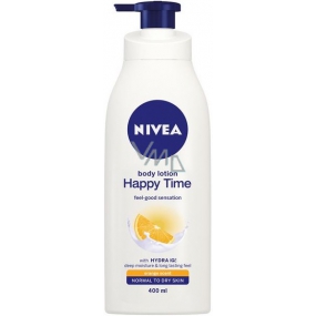 Nivea Happy Time erfrischende Körperlotion für normale bis trockene Haut 400 ml