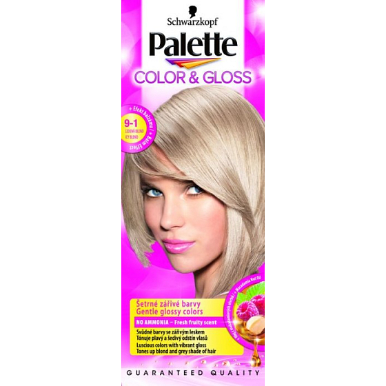 Schwarzkopf Palette Farbe & Glanz Haarfarbe 9 - 1 Eisblond