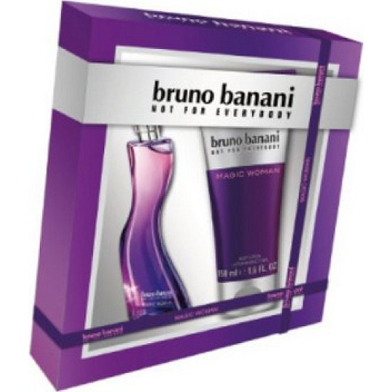 Bruno Banani Magic Eau de Toilette für Frauen 50 ml + Körperlotion 150 ml, Geschenkset