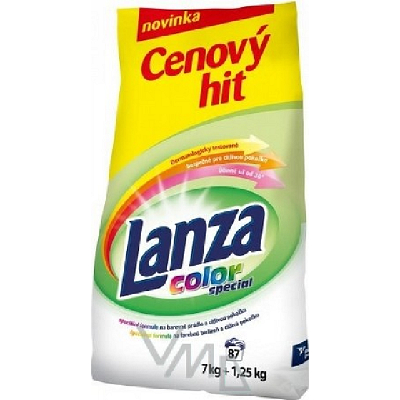 Lanza Special Color Waschpulver für farbige Wäsche und empfindliche Haut 8,25 kg
