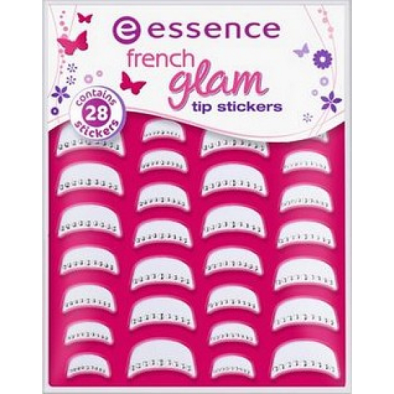 Essence French Glam Tip Sticker Nagelsticker 05 Me & My French 28 Stück