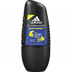 Adidas Cool & Dry 72h Sport Energy Ball Antitranspirant Deodorant Roll-On für Männer 50 ml