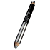 Princessa Davis Eye Doppelfarbstift Lidschatten + Spitzer 042 schwarz und silber 6 g